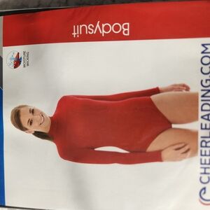 Cheer Long Sleeve Bodysuit Black NWT